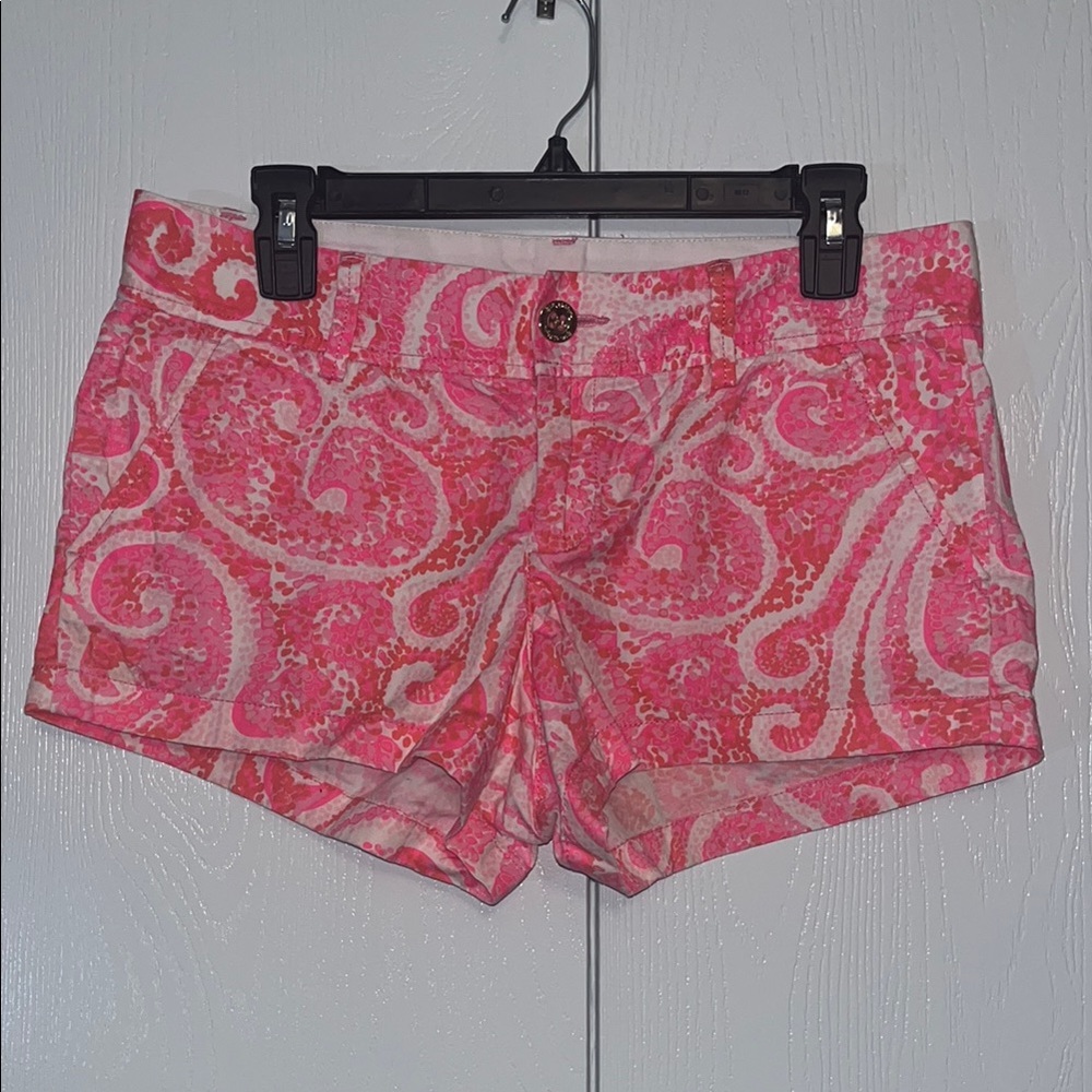 Lilly Pulitzer Pink Pout Walsh Shorts